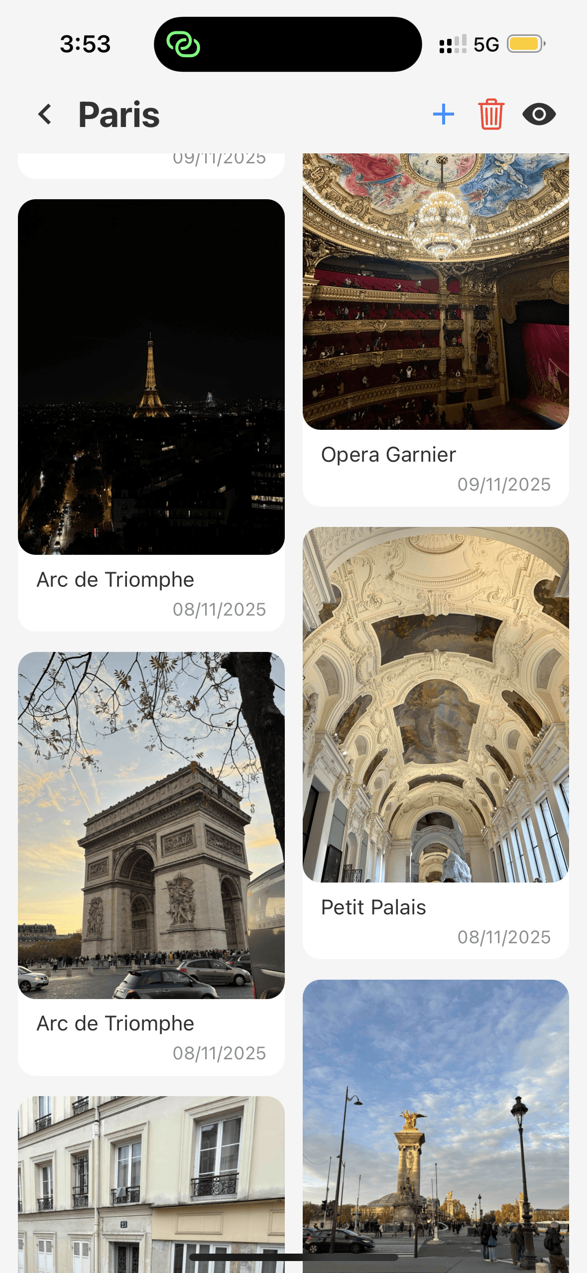 Travel photo journal